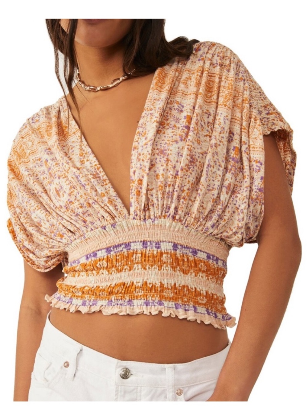NWT Free People Next Vacation Top